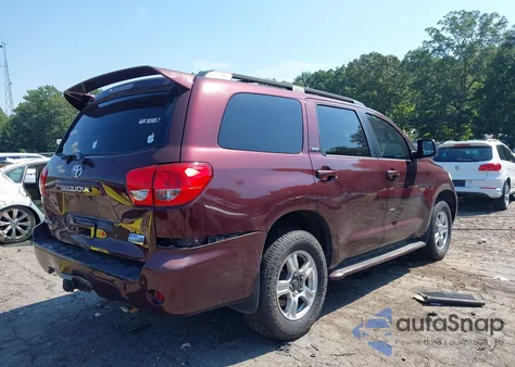 2008 Toyota Sequoia Sr5 5.7L V8 из США, поврежденный, VIN 5TDZY64A58S005922